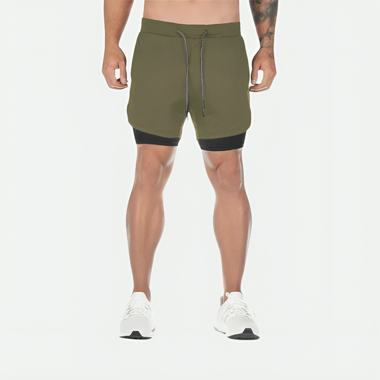 EnduraFit⹠| 2-i-1 löparshorts