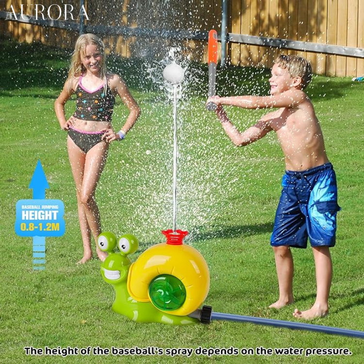 TILLFĂLLIGT 50% RABATT | SnailSplashâą | Aktiv vattenlek som kommer att hĂ„lla barnen fascinerade i timmar!
