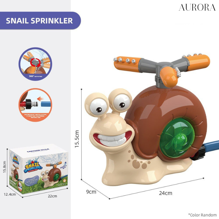 TILLFĂLLIGT 50% RABATT | SnailSplashâą | Aktiv vattenlek som kommer att hĂ„lla barnen fascinerade i timmar!