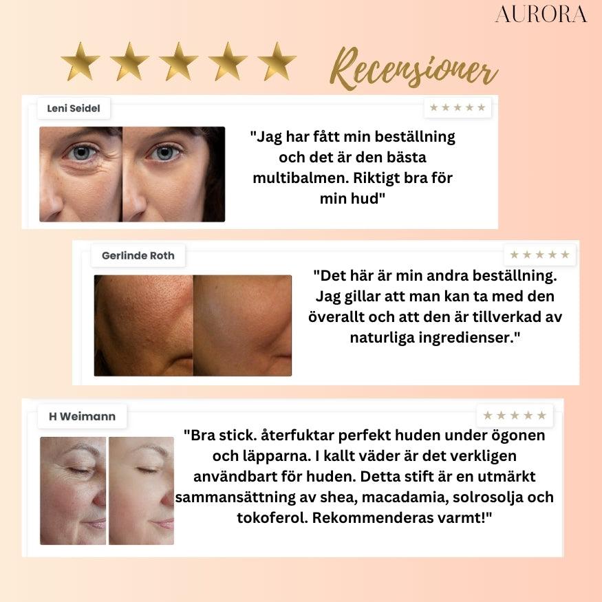 1+1 GRATIS SISTA DAGEN | MultiBalm⹠- hudförnyande stift mot rynkor - Aurora Stockholm