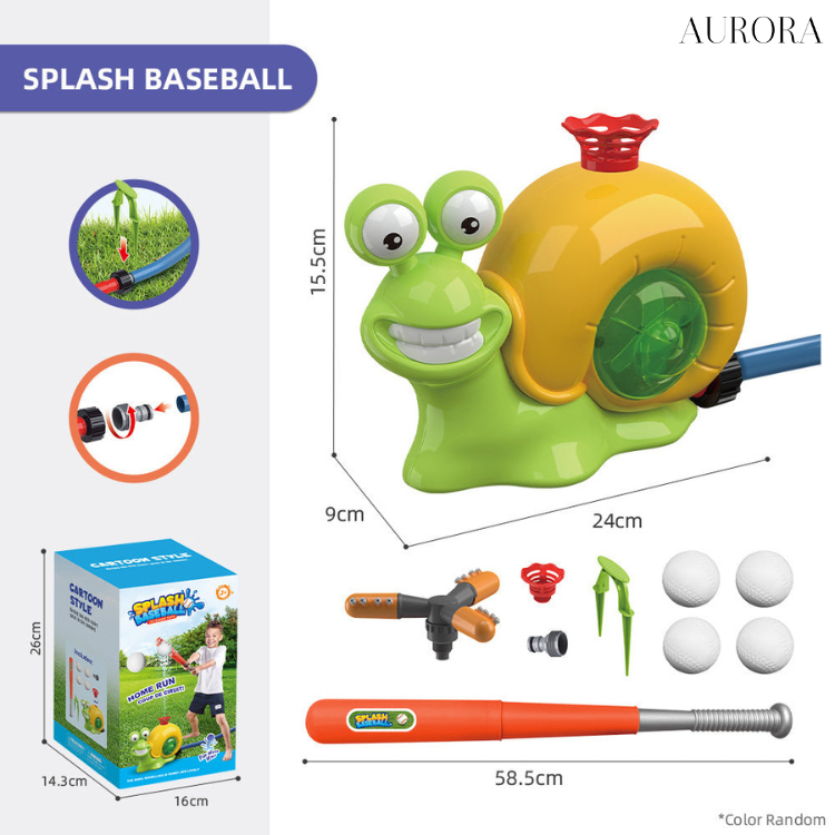 TILLFĂLLIGT 50% RABATT | SnailSplashâą | Aktiv vattenlek som kommer att hĂ„lla barnen fascinerade i timmar!