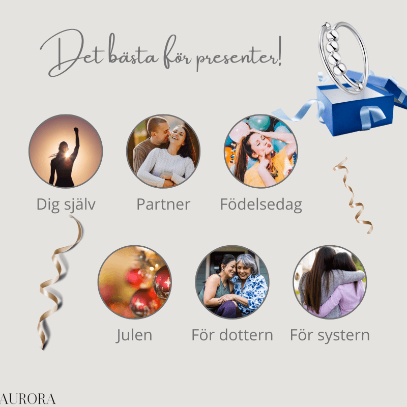 CalmComfortâą - Justerbar pĂ€rl-ring | 1+1 GRATIS TILLFĂLLIGT - Aurora Stockholm
