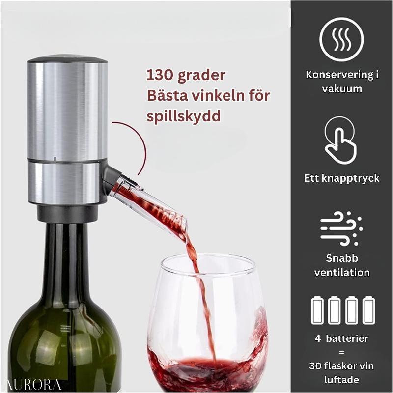 AeriBlendâą - 3-i-1 vinluftare, förvaringsutrymme och dispenser | 50% TILLFĂLLIG RABATT - Aurora Stockholm