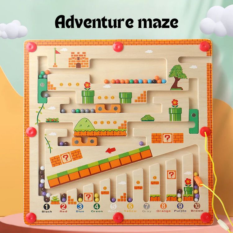 MazeQuestâą | Magnetisk labyrint-Ă€ventyrstavla