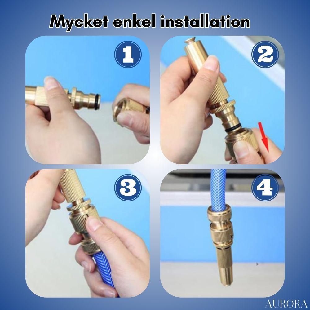 UltraJet⹠- Justerbart högtrycks vattenspraymunstycke | 50% rabatt tillfÀlligt - Aurora Stockholm