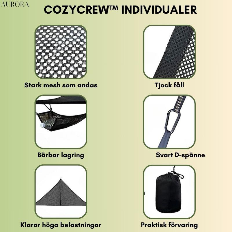 TILLFĂLLIGT 50% RABATT | CozyCrewâą - HĂ€ngmatta för flera personer - Aurora Stockholm