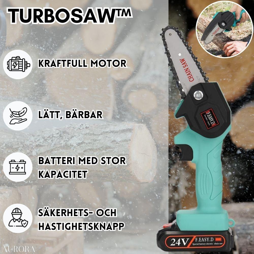 TurboSaw⹠| Hugg ved pÄ nÄgra minuter | 50% TillfÀllig Rabatt - Aurora Stockholm