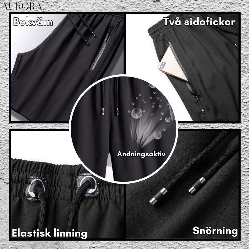 TILLFĂLLIGT 50% RABATT | VersaStyleâą - Komfort-Stretch-Shorts - Aurora Stockholm