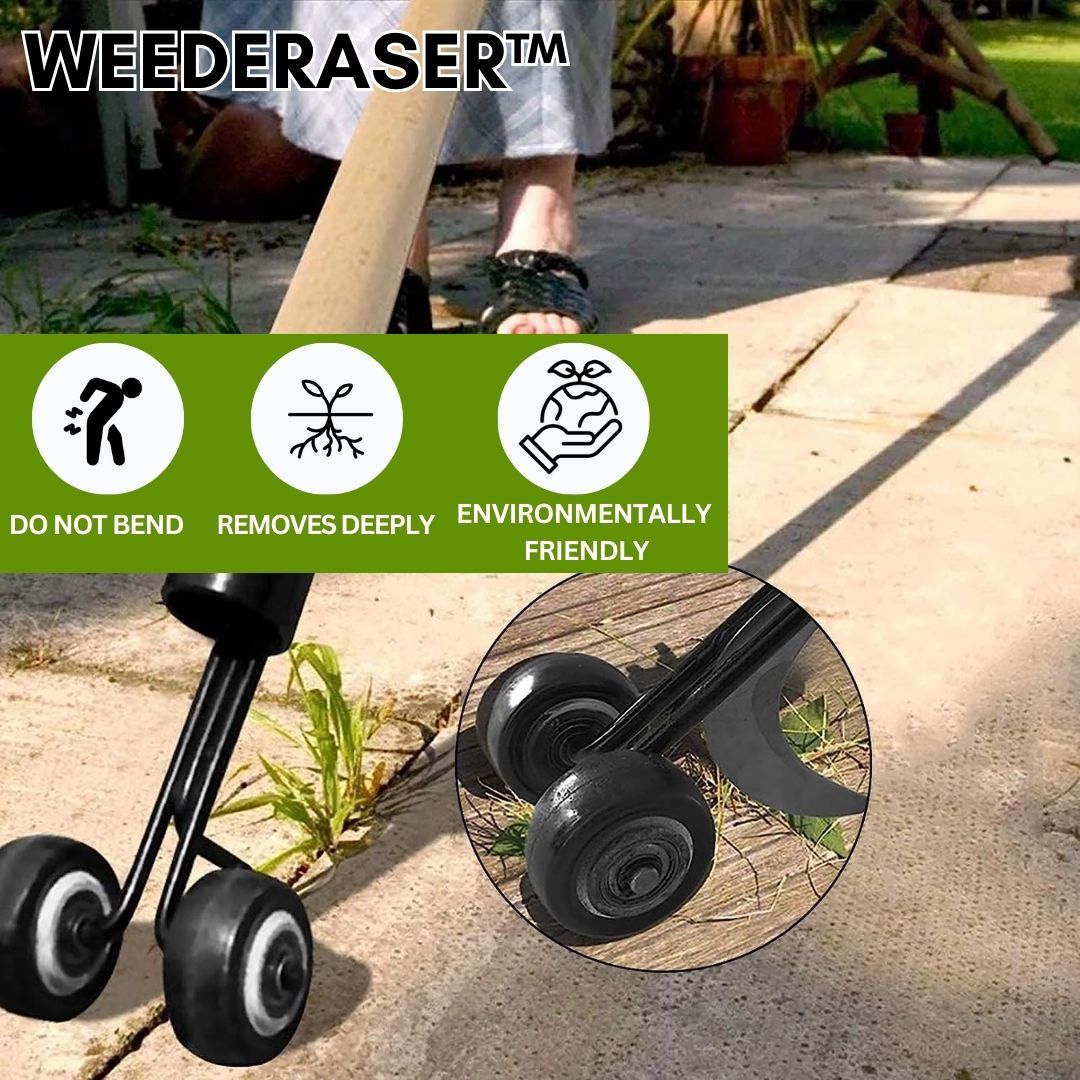 TILLFĂLLIGT 50% RABATT | WeedEraserâą | Enkel ogrĂ€sborttagning som hĂ„ller i lĂ€ngden!