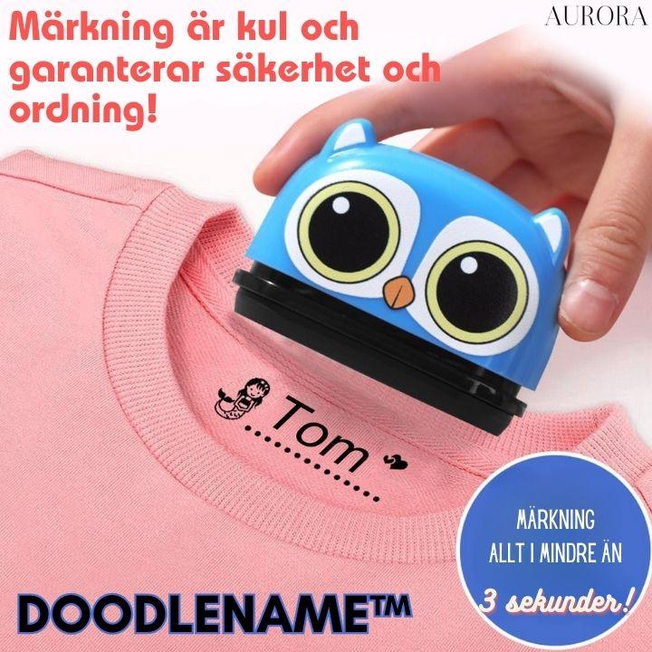 DoodleName⹠- Enkel etikettering pÄ mindre Àn 3 sekunder! - Aurora Stockholm