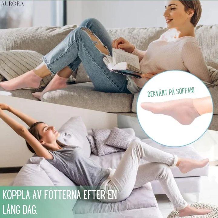 HeelHavenâą - Ă
terupplivande silikonstrumpor - Aurora Stockholm