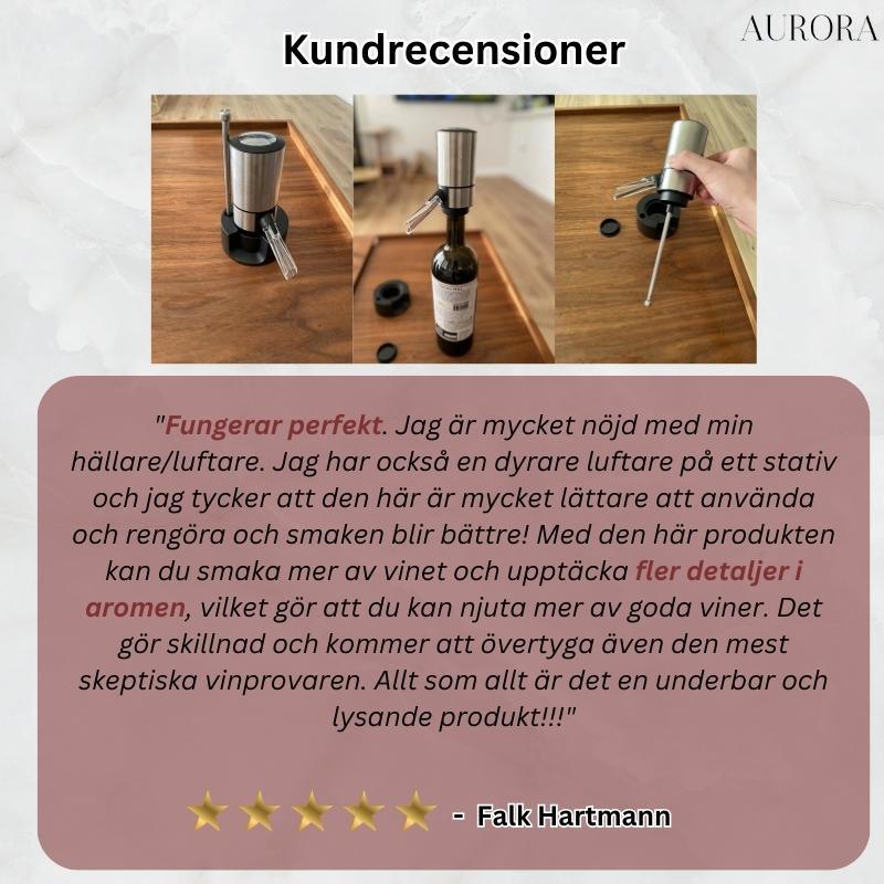 AeriBlendâą - 3-i-1 vinluftare, förvaringsutrymme och dispenser | 50% TILLFĂLLIG RABATT - Aurora Stockholm