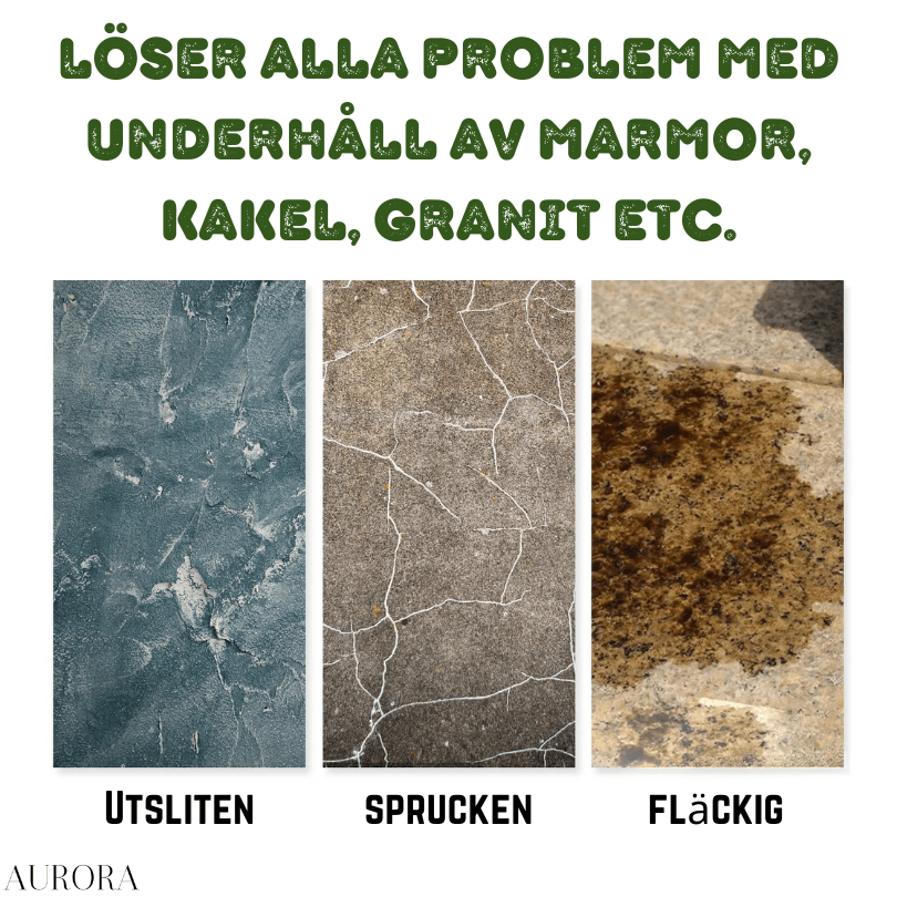SurfaceShineâąïž | Nu Ă€r det slut pĂ„ trĂ„kiga och slitna stenytor! - Aurora Stockholm