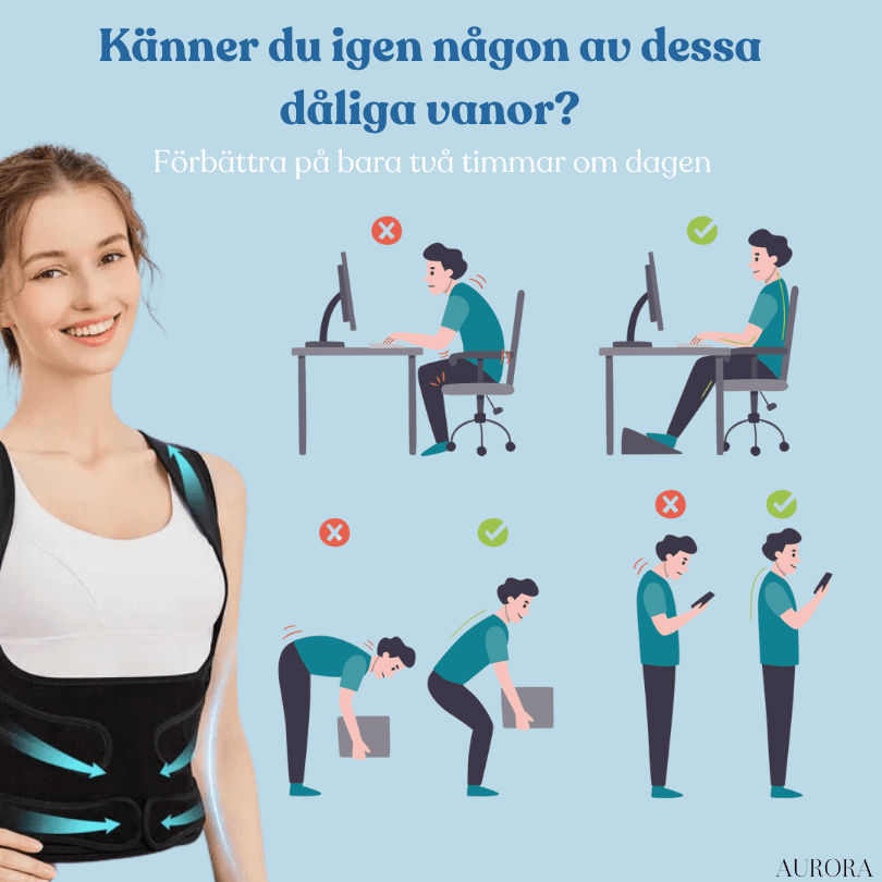 FormFitâą - Lösning för förbĂ€ttrad hĂ„llning 55% TILLFĂLLIG RABATT - Aurora Stockholm