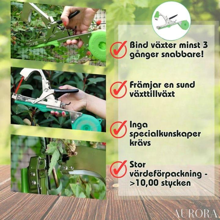 PlantTie™ | Bind växter minst 3 gånger snabbare! | 60% RABATT TILLFÄLLIGT - Aurora Stockholm