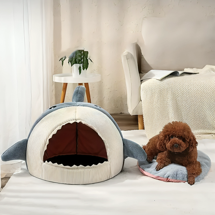 TILLFĂLLIGT 50% RABATT | SharkSnugâą | Gör ditt husdjurs tupplur till en lugnande tillflyktsort!