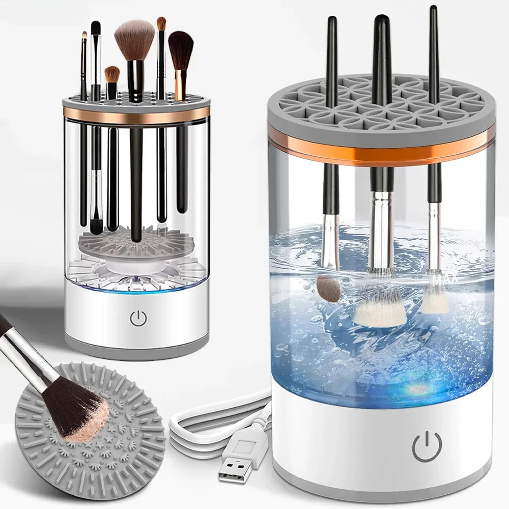 BrushGlam⹠| Automatisk rengörare för sminkborstar