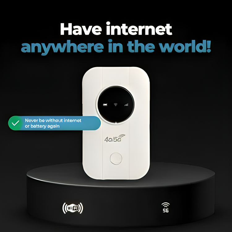 PocketNet⹠| TrÄdlös bÀrbar WiFi-router