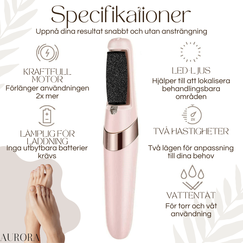 CallusMaster⹠- Electric Callus Master | 50% tillfÀllig rabatt - Aurora Stockholm