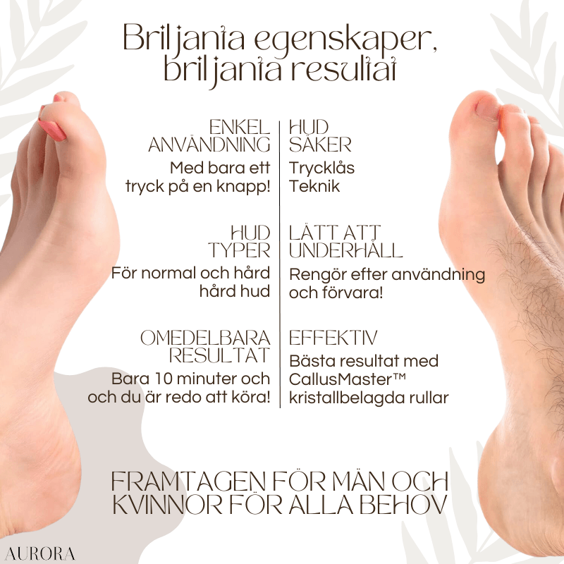 CallusMaster⹠- Electric Callus Master | 50% tillfÀllig rabatt - Aurora Stockholm