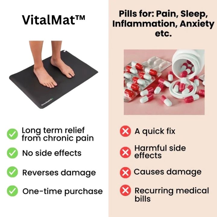 VitalMat⹠| Din dagliga ÄterstÀllning för smÀrtlindring och energi!