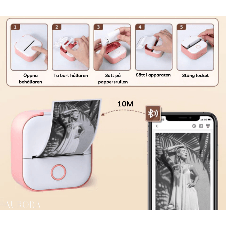 SISTA DAGEN 60% RABATT | Stickify⹠- Skriv ut direkt frÄn din mobiltelefon! - Aurora Stockholm