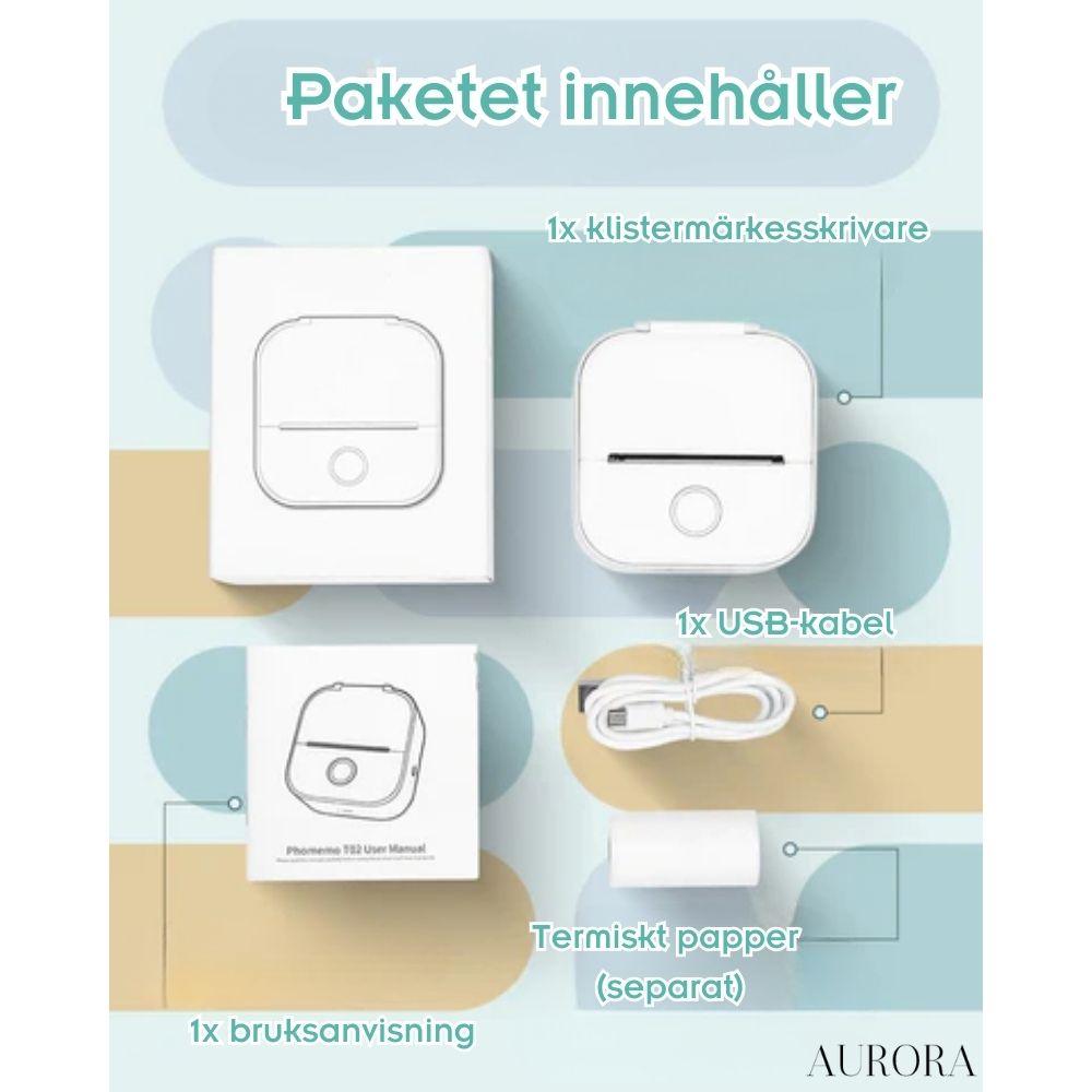 SISTA DAGEN 60% RABATT | Stickify⹠- Skriv ut direkt frÄn din mobiltelefon! - Aurora Stockholm