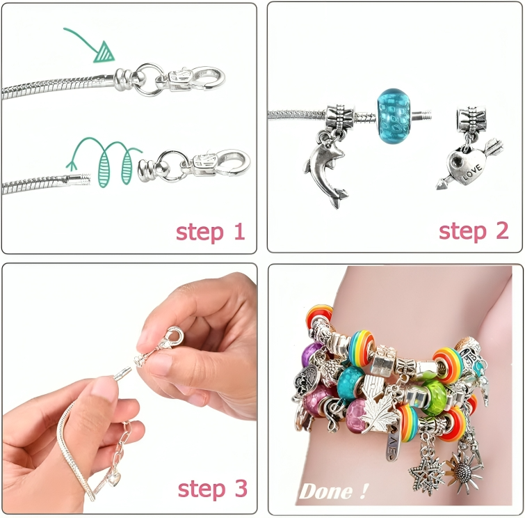 DazzleBands⹠| Gör-det-sjÀlv berlockarmband
