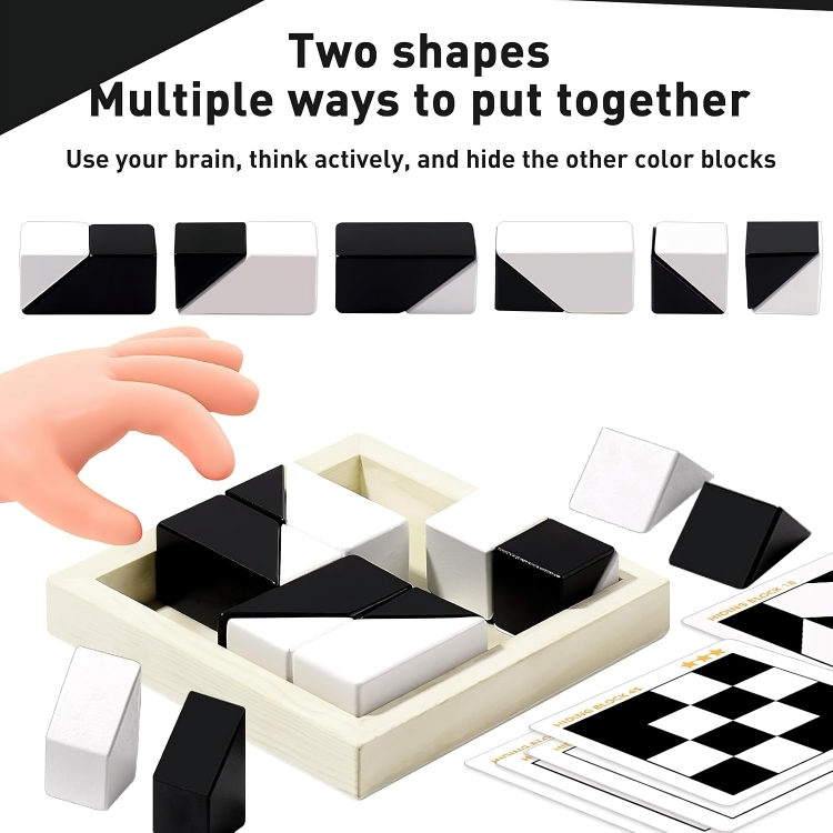 TILLFĂLLIGT 50% RABATT | BrainBlocksâą | Montessori 3D-pusselblock