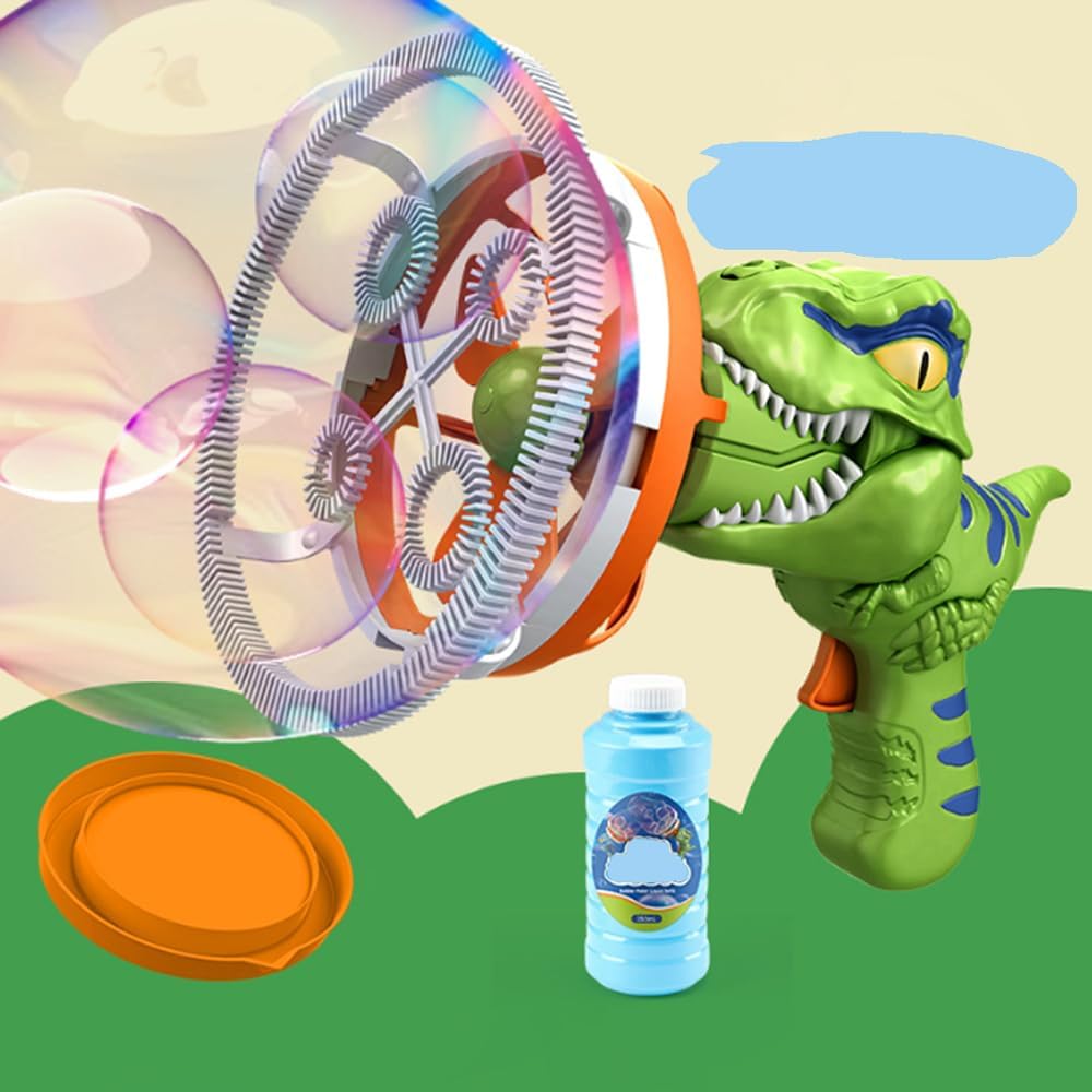 BubbleZillaâą | Dinosaurie elektrisk bubbelpistol