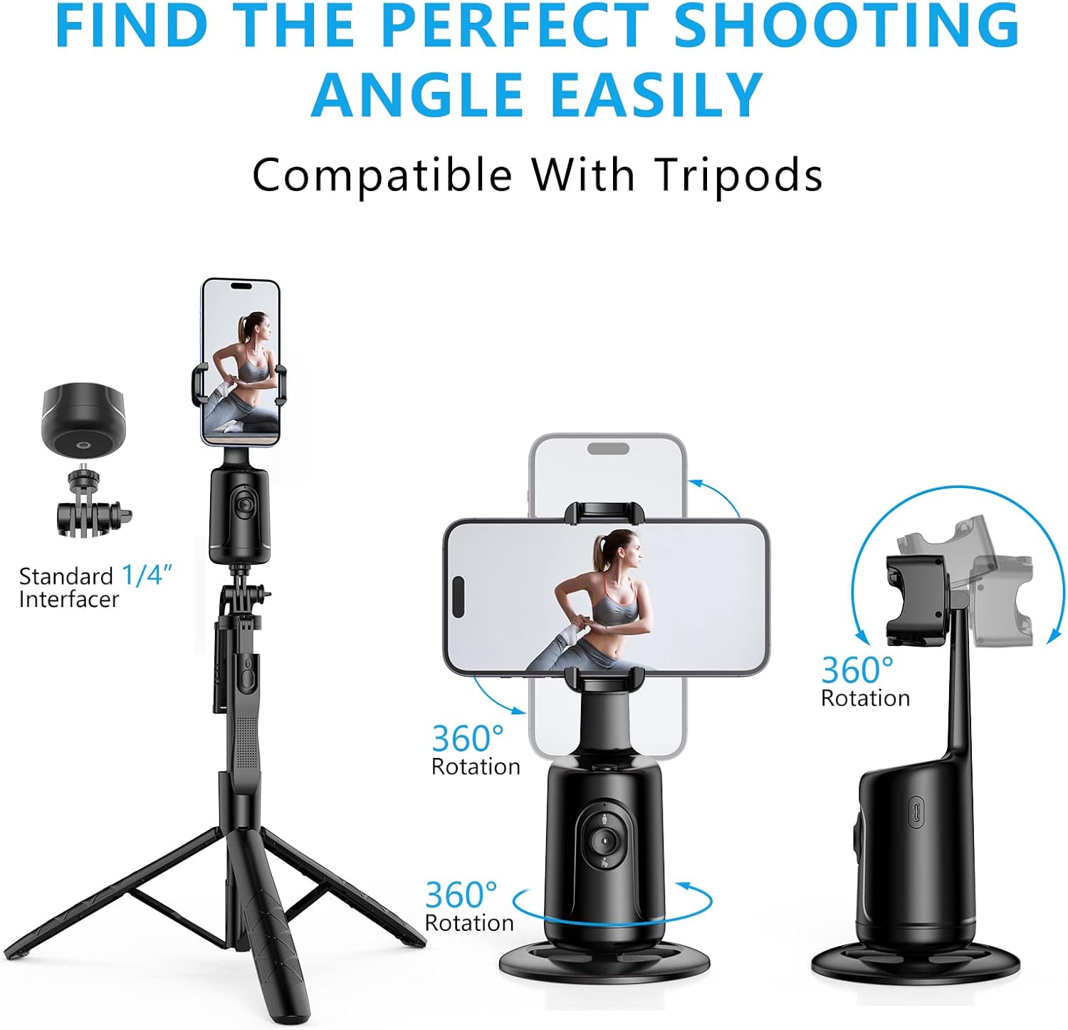 MotionPod⹠| Smart 360° ansiktsspÄrning stativ