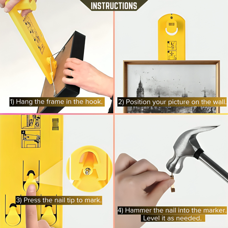 HangMaster⹠| UpphÀngningsverktyg för fotoramar