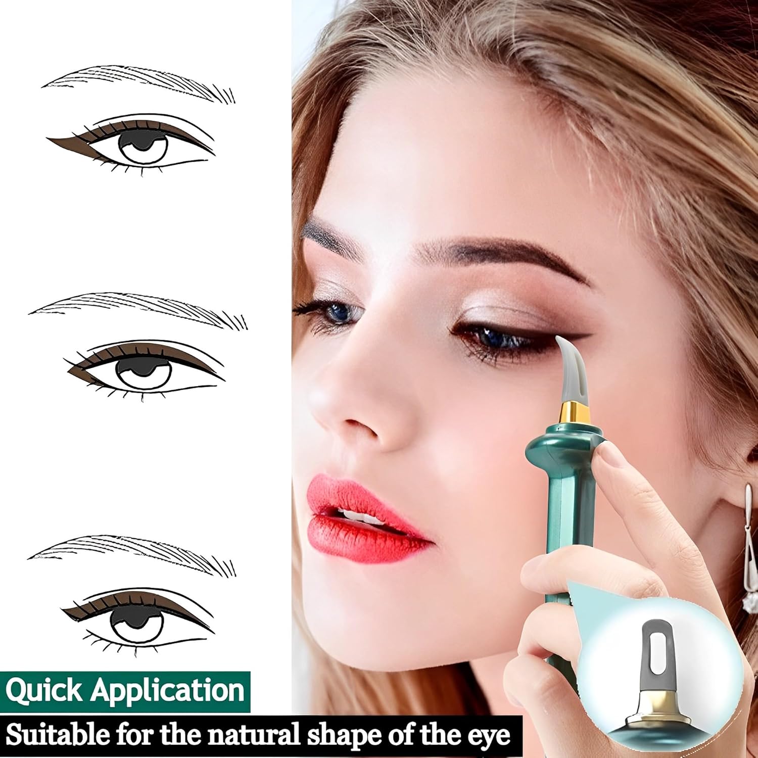 TILLFĂLLIGT 50% RABATT | LinerGlideâą | Inget mer trĂ„kigt applicerande av eyeliner!