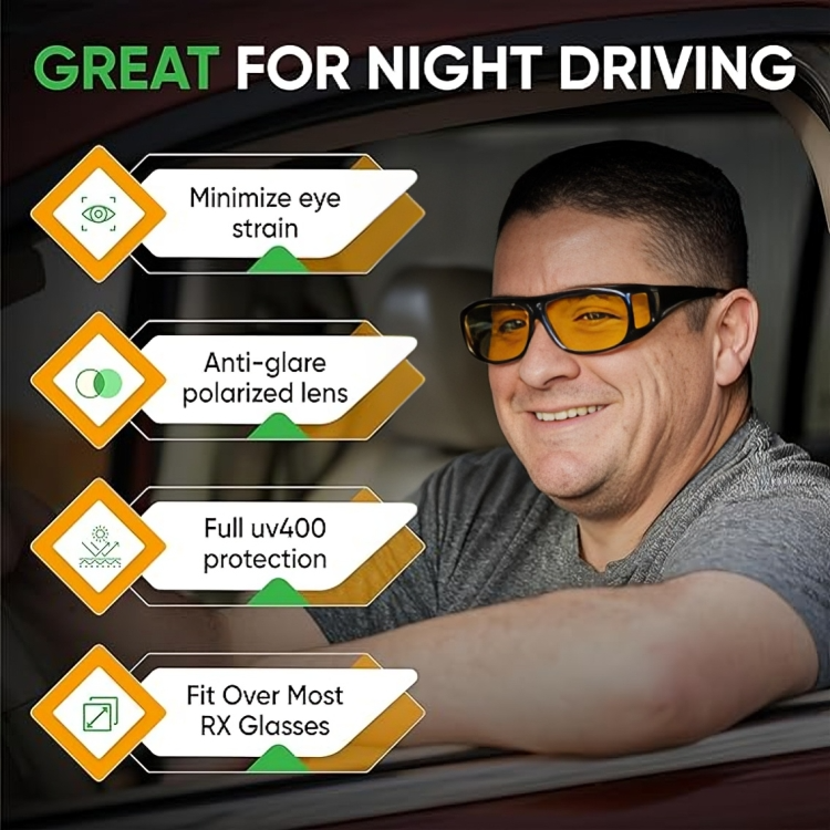 NightView™ | Polariserade mörkerseendeglasögon