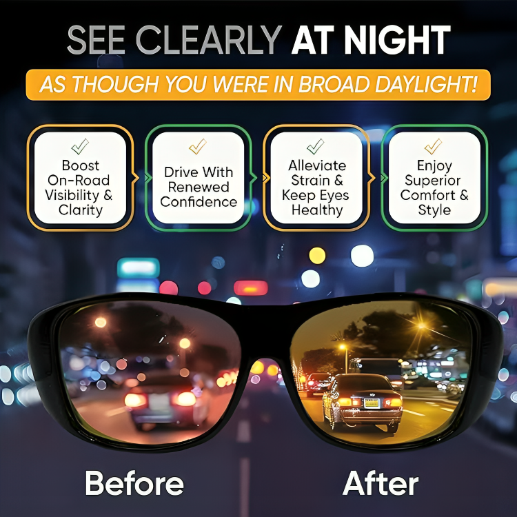 NightView™ | Polariserade mörkerseendeglasögon