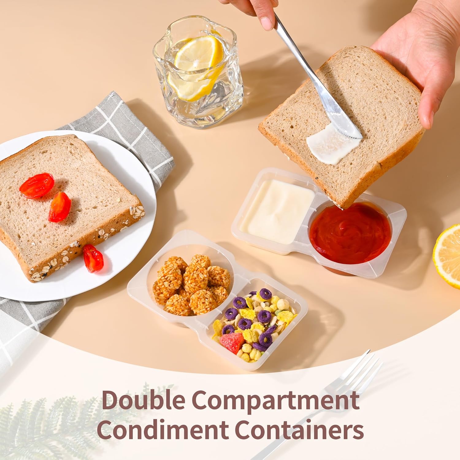 CondiBox⹠| HÄll dina snacks och sÄser prydligt Ätskilda!
