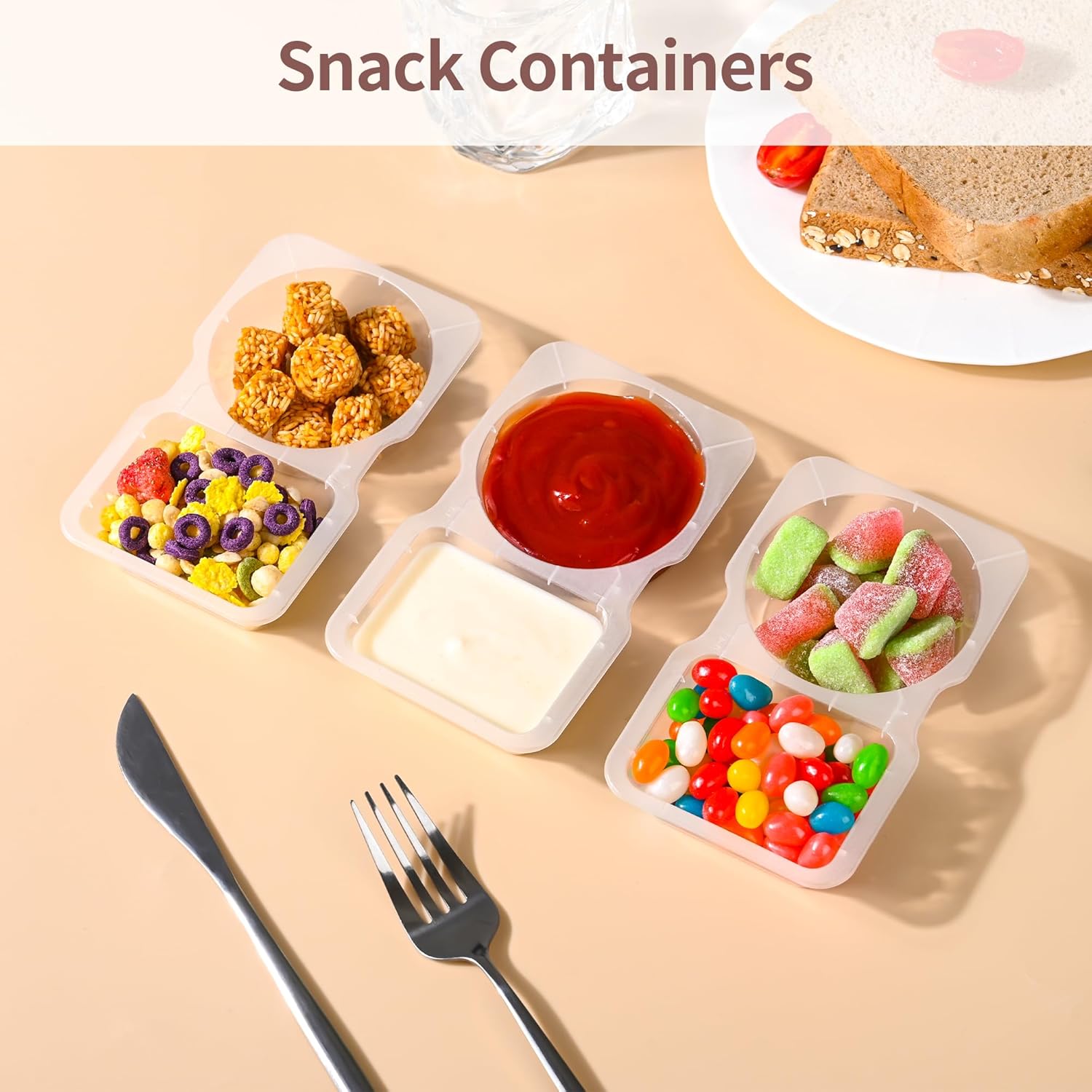 CondiBox⹠| HÄll dina snacks och sÄser prydligt Ätskilda!