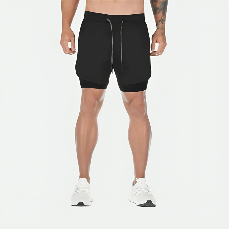 EnduraFit⹠| 2-i-1 löparshorts