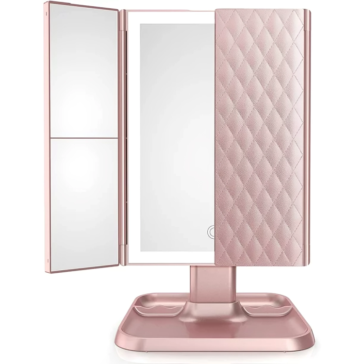 LuxeMirror⹠| Trippel fÀllbar sminkspegel