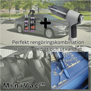 MiniVacâą - HĂ„ll din bil och ditt hem flĂ€ckfria! | 50% RABATT TILLFĂLLIGT - Aurora Stockholm