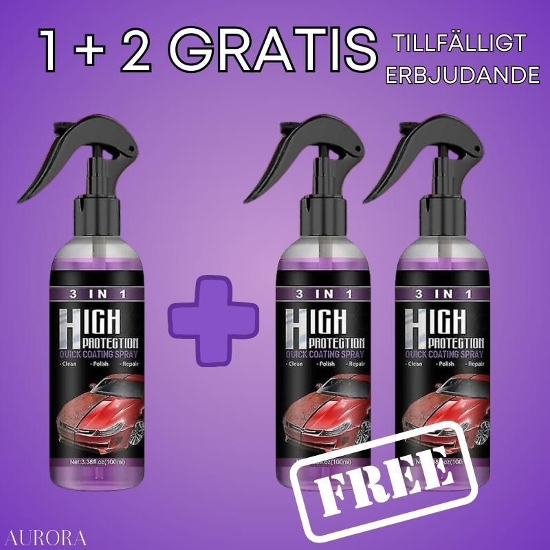 3-in-1 CarSprayâą - Rengör, Ă„terstĂ€ller och skyddar din bil! | 1+2 GRATIS ENDAST TILLFĂLLIGT - Aurora Stockholm