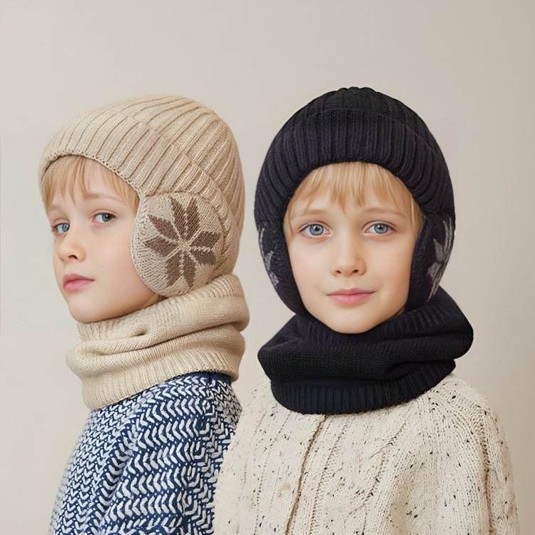 TILLFĂLLIGT 50% RABATT | WinterShieldâą | Vintermössa och halsduk-set