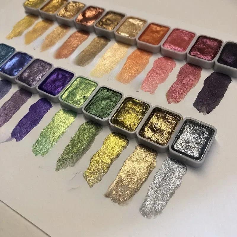 ArtShine™ | Pärlemorskimrande gouache-pigment | 50% TILLFÄLLIG RABATT - Aurora Stockholm