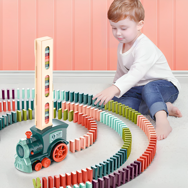 TILLFĂLLIGT 50% RABATT | DominoExpressâą | Domino-tĂ„gset för barn