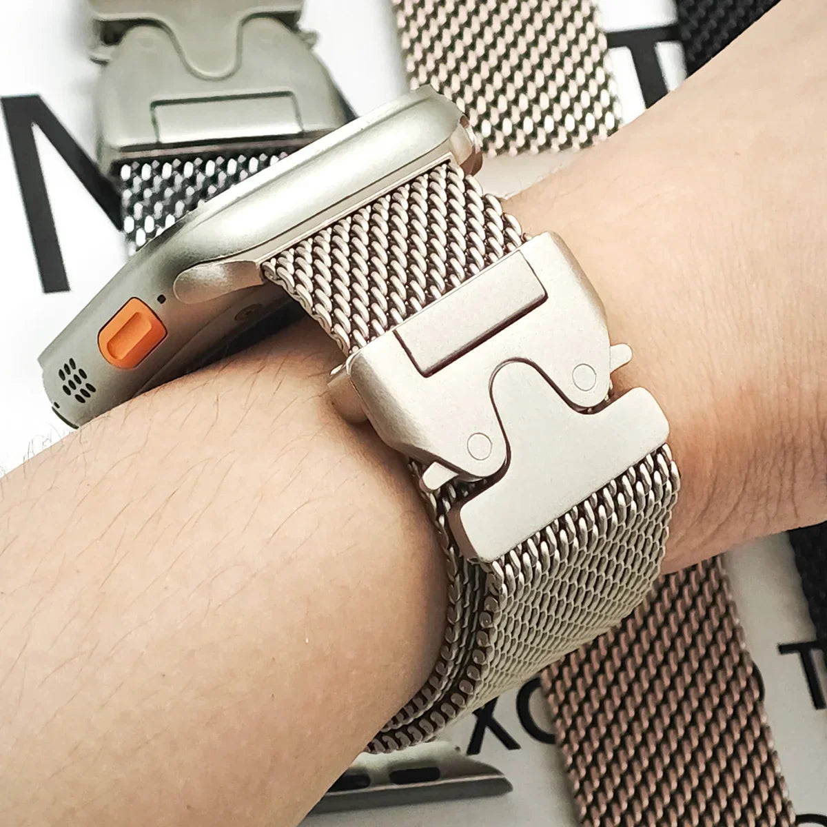 LuxeStrap⹠| Elegant klockarmband med meshögla