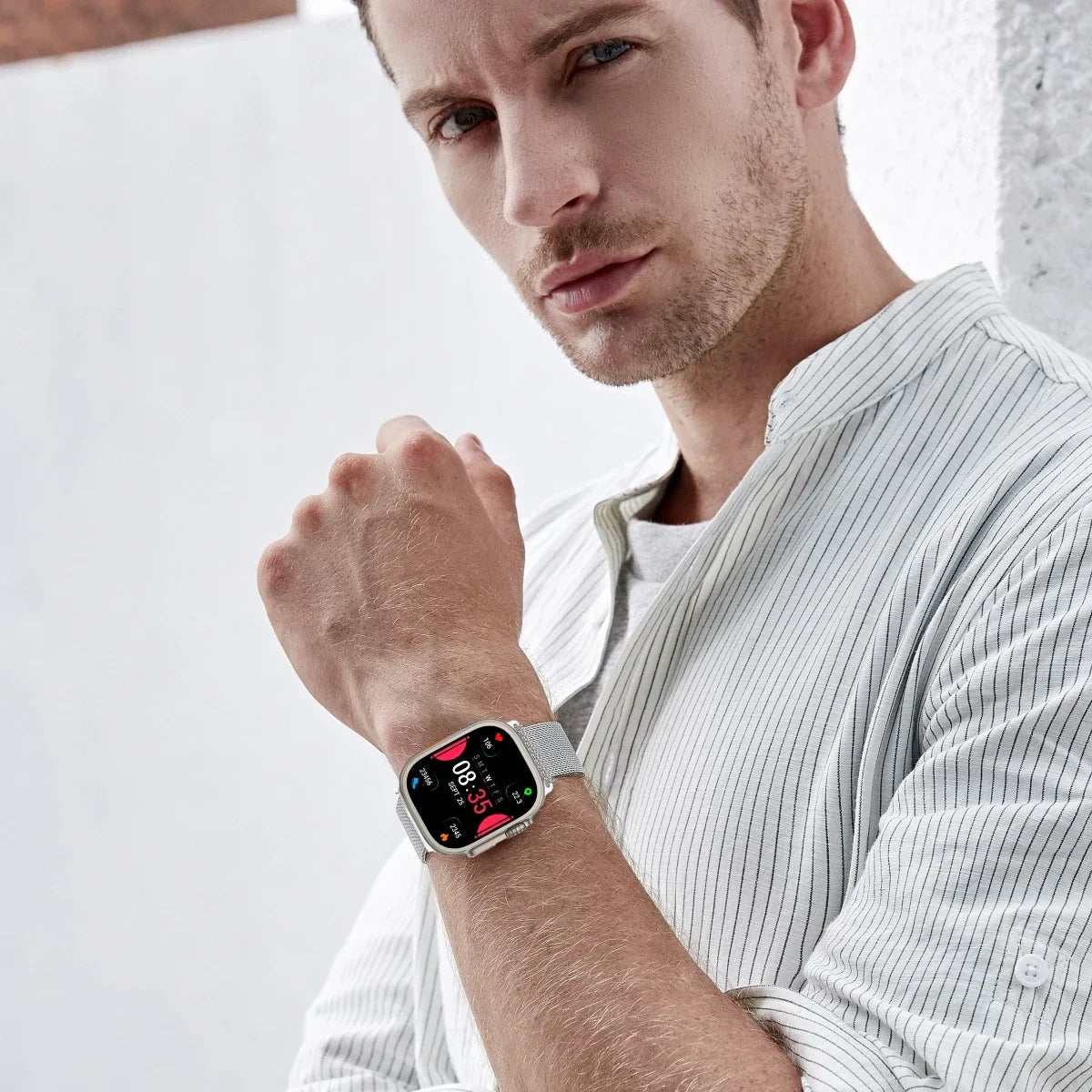 LuxeStrap⹠| Elegant klockarmband med meshögla