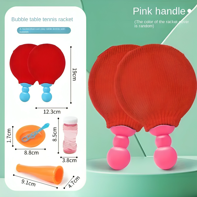 BubbleBounce⹠| Kreativt bordtennisracket-set för sÄpbubblor