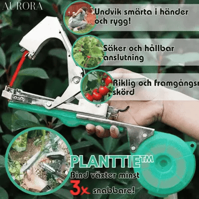 TILLFĂLLIGT 50% RABATT | PlantTieâą | Bind fast dina vĂ€xter pĂ„ ett sĂ€kert sĂ€tt pĂ„ nĂ„gra sekunder!