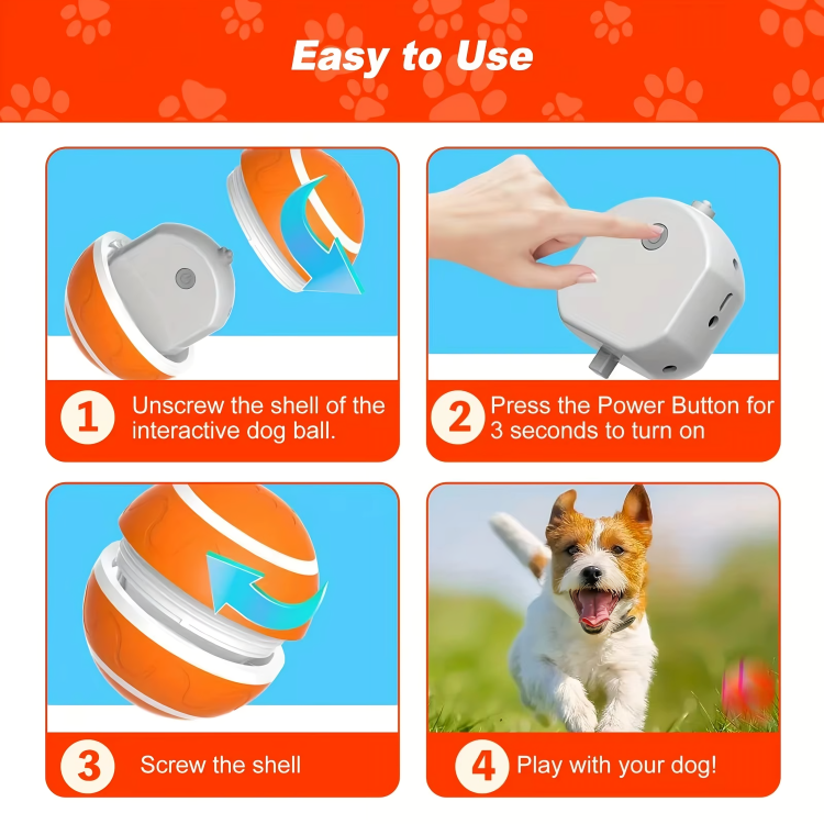 FlashFetch⹠| Interaktiv hundboll utan att behöva kasta den!