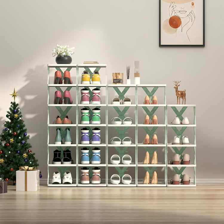 TILLFĂLLIGT 50% RABATT | ShoeTuckâą | Platsbesparande förvaring för vardagens skor!